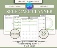 Self Care Planner Digital Download