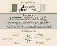 Daily Glimmers Gratitude Journal With Pen Gift Set