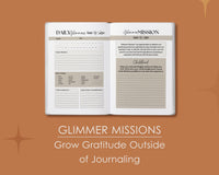 Daily Glimmers Gratitude Journal with Pen Gift Set