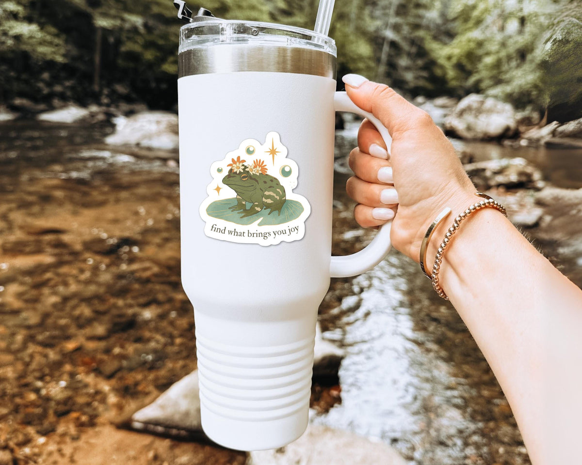 Motivational Frog Sticker