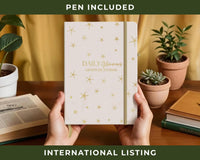 Daily Glimmers Gratitude Journal with Pen Gift Set