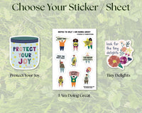 Daily Glimmers Gratitude Journal: Junior Edition With Stickers Gift Set