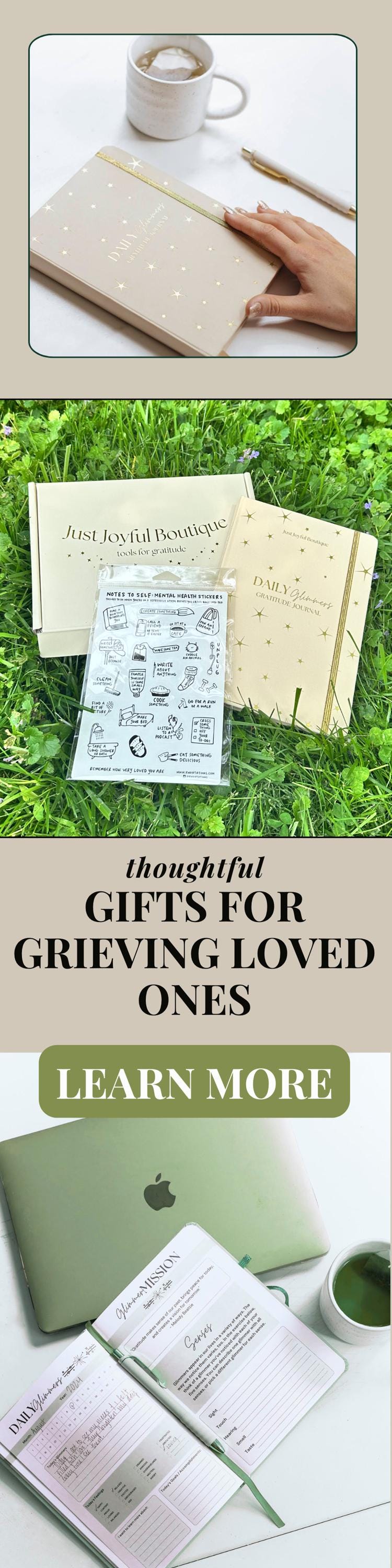Daily Glimmers Gratitude Journal With Stickers Gift Set