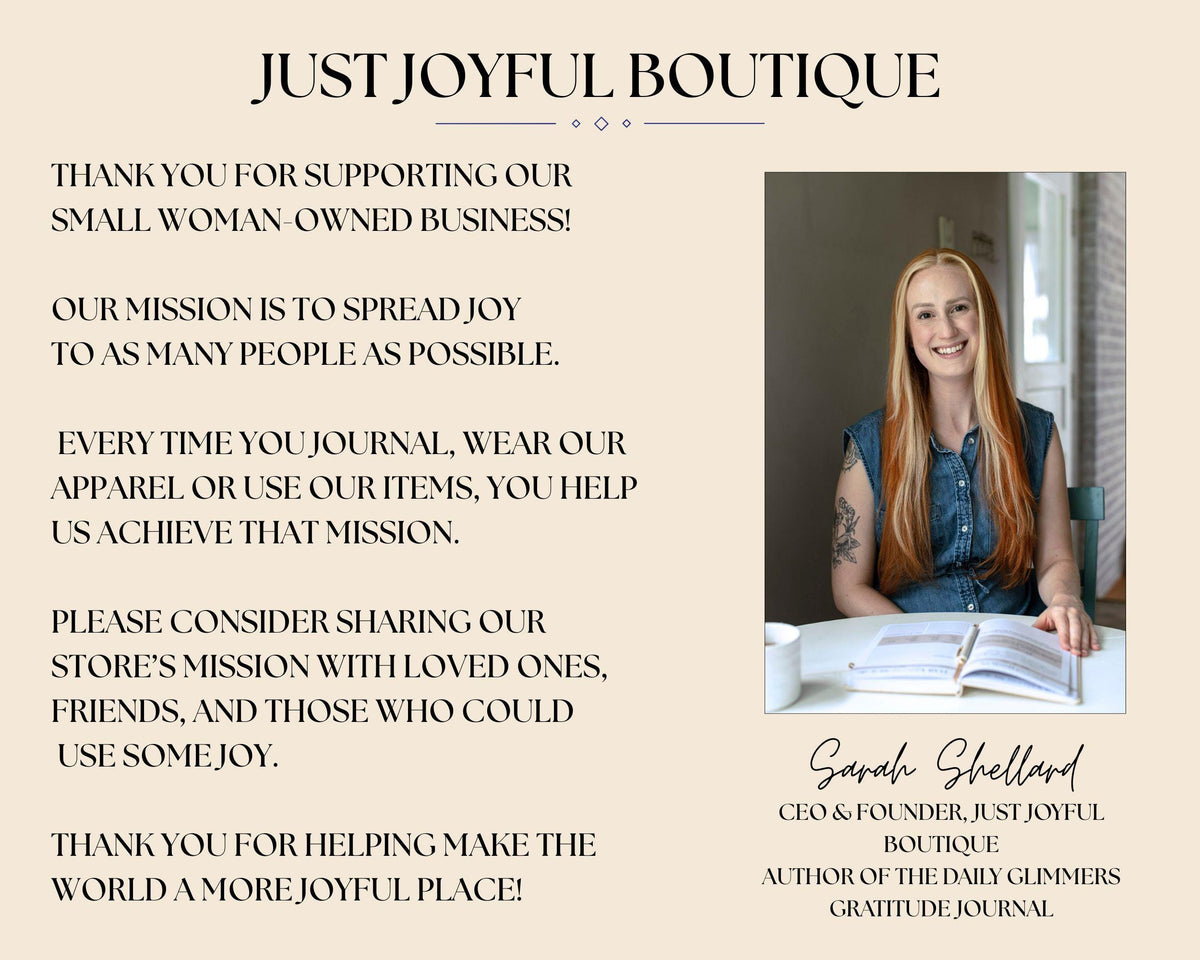 Daily Glimmers Gratitude Journal With Pen Bridesmaid Gift Set