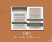 Daily Glimmers Gratitude Journal with Pen Gift Set