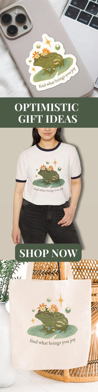 Inspirational Frog Sticker
