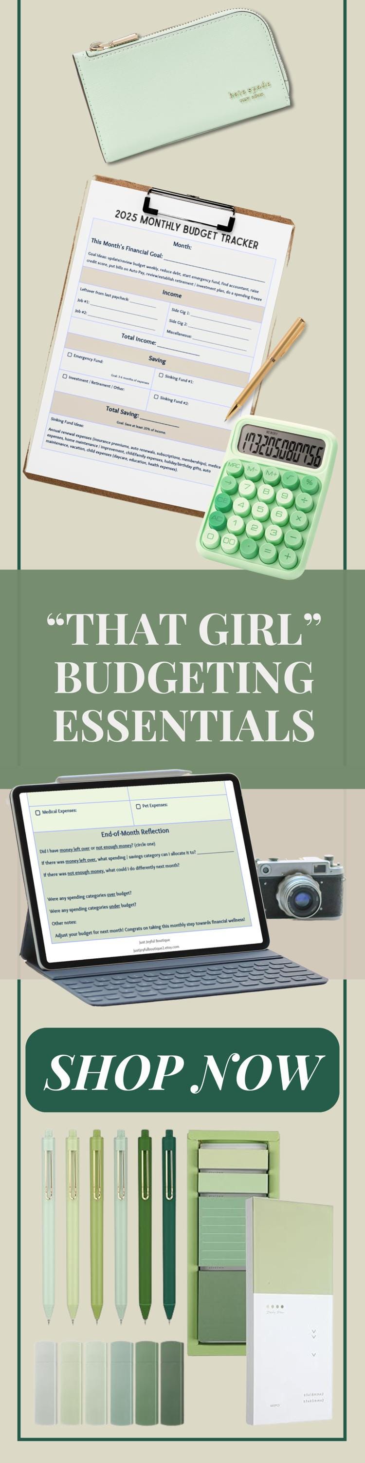 Monthly Budget Tracker Worksheet Printable