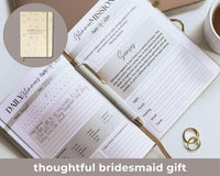 Daily Glimmers Gratitude Journal With Pen Bridesmaid Gift Set