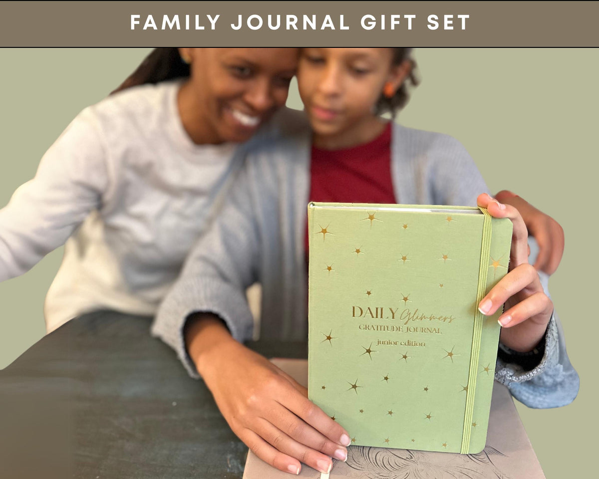 Daily Glimmers Gratitude Journal: Junior Edition with Pen Gift Set