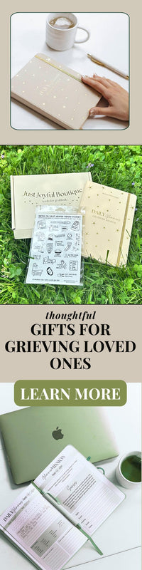 Daily Glimmers Gratitude Journal With Stickers Grief Gift Set