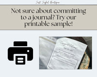 Printable Download: Daily Glimmers Gratitude Journal Sample Copy