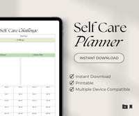 Self Care Planner Digital Download